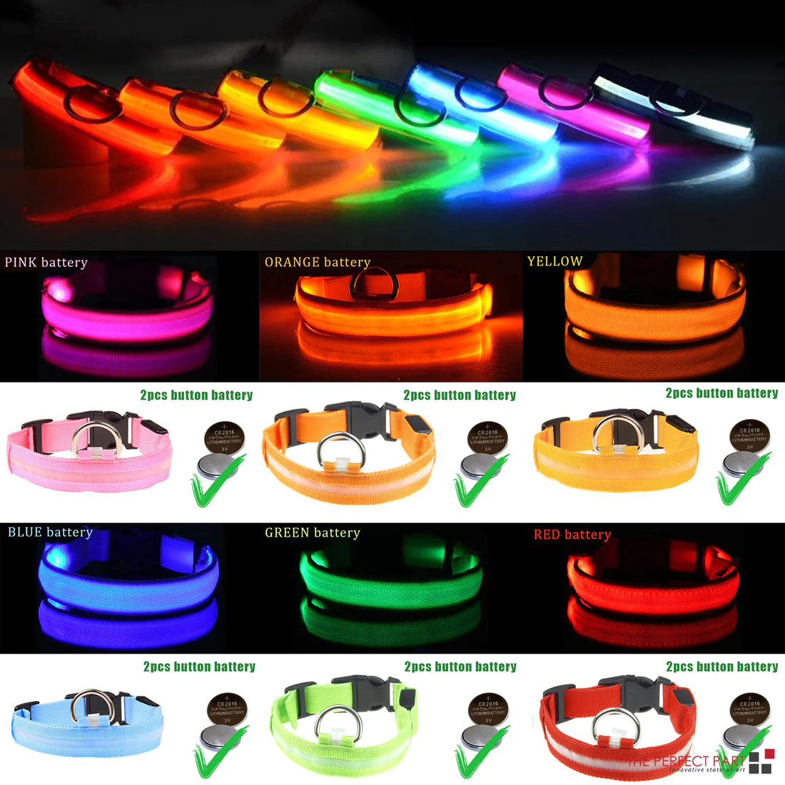 IllumiSafe LED Dog Collar