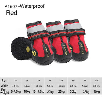 PetLove 4pcs/set Pet Dog Shoes