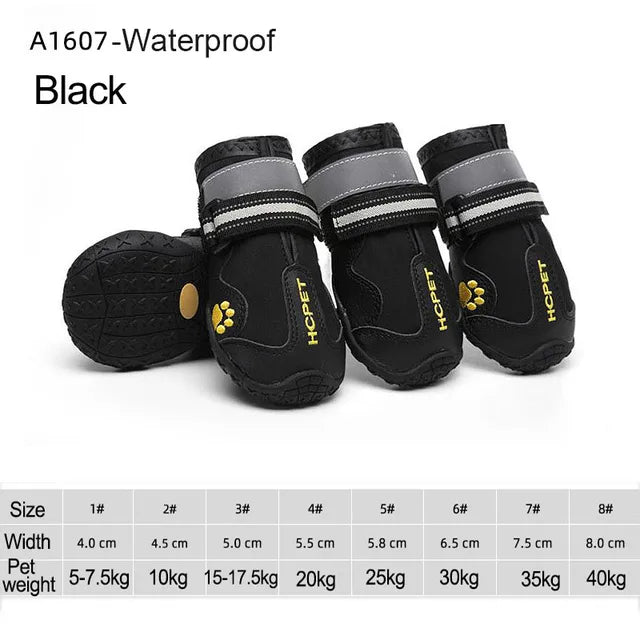 PetLove 4pcs/set Pet Dog Shoes